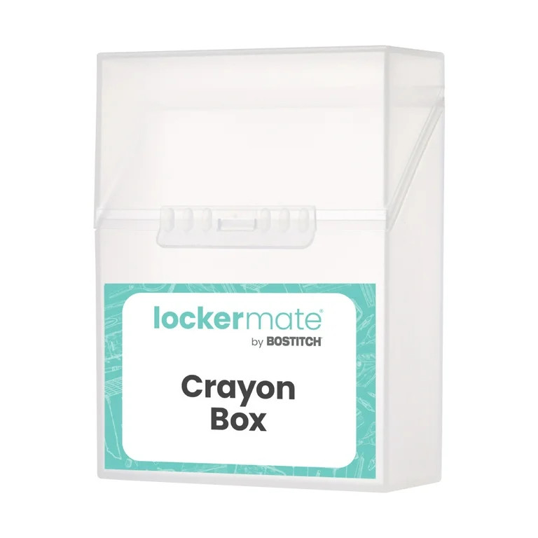 Lockermate Crayon Box, Clear, 1 Count | Walmart (US)