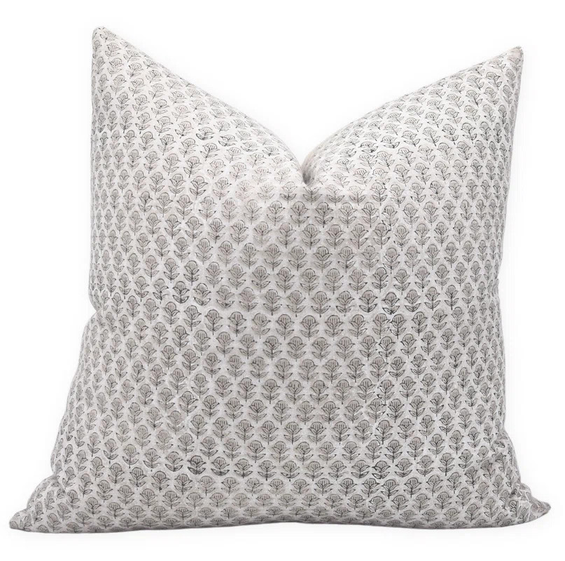 Fabdivine Tarnagni Luxury Handmade Linen Pillow Cover Ethnic Block Print Decorative Cushion for M... | Wayfair North America