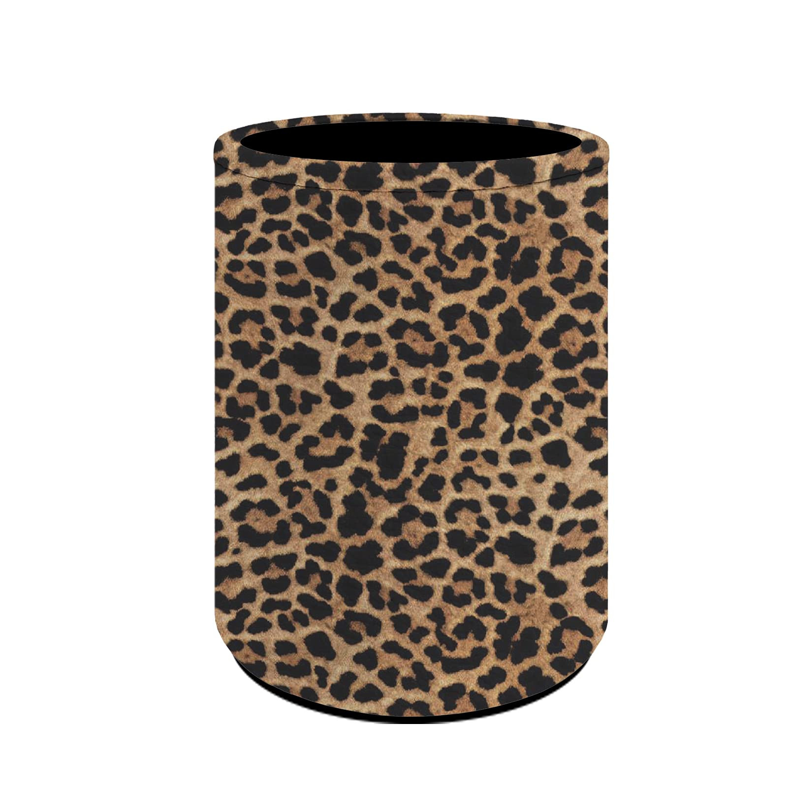 Dreaweet Fashion Leopard Print Pencil Cup Brown Pen Holder Animal Print Study Accessories Women G... | Amazon (US)