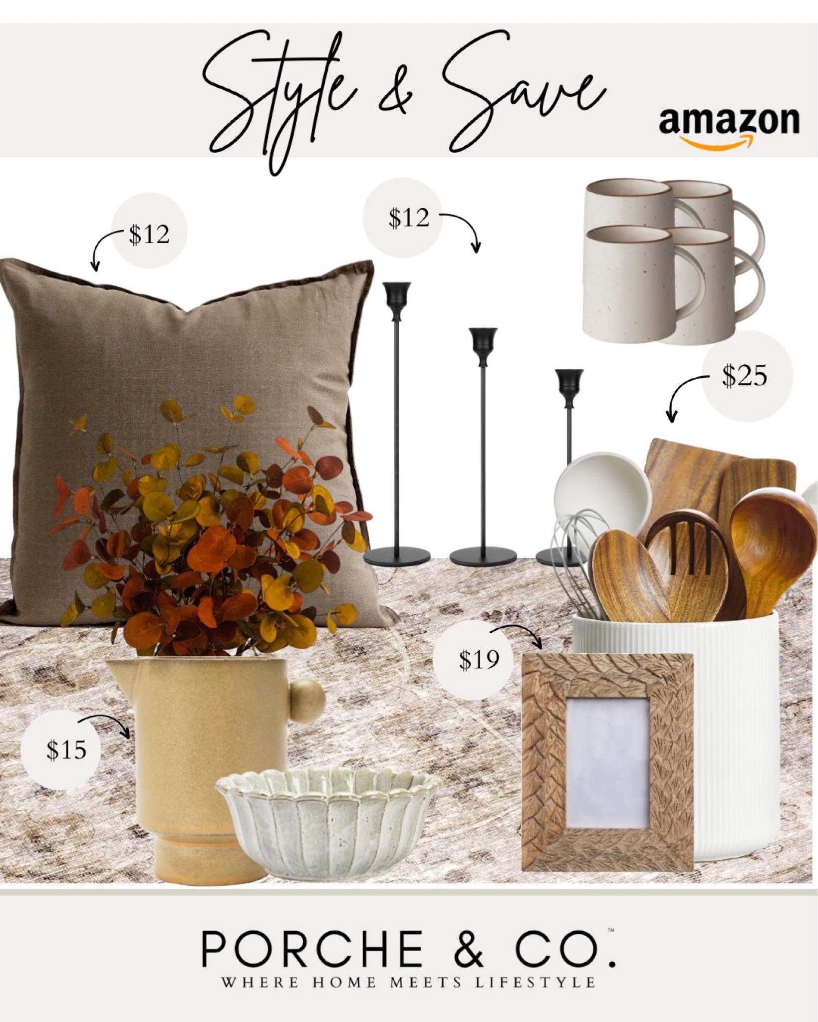 Style and save, Amazon Fall finds, fall decor 
#visionboard #moodboard #porcheandco

#LTKSeasonal #LTKstyletip #LTKhome