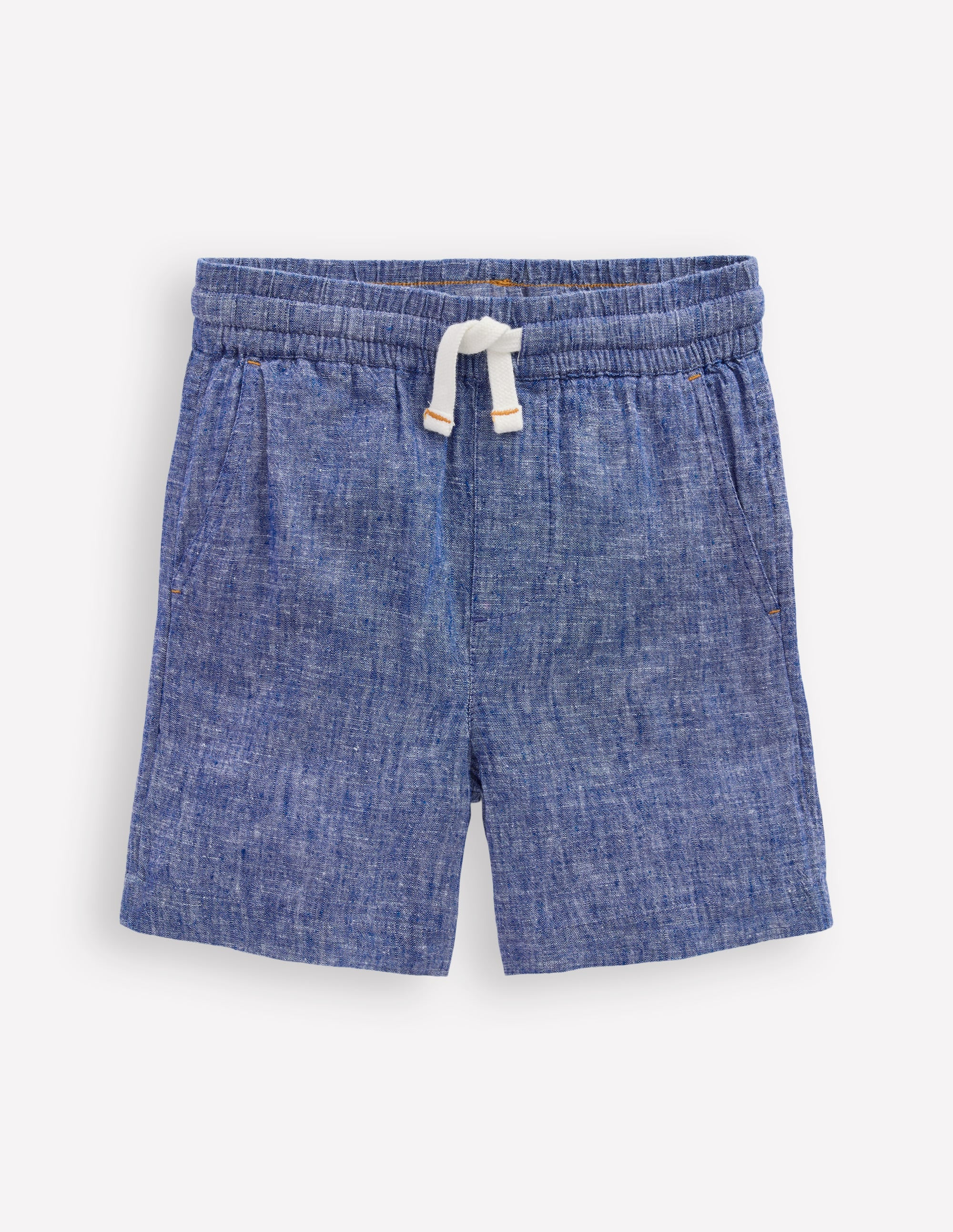 Cotton Linen Shorts-Chambray | Boden (US)