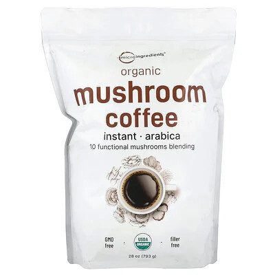 Micro Ingredients, Organic Instant Mushroom Coffee, 28 oz (793 g) | iHerb