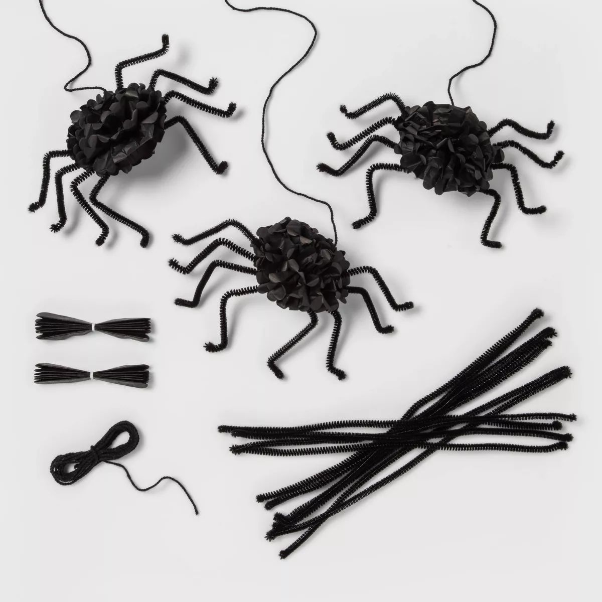 Spider Tissue Pom-Pom Halloween Craft Activity Kit - Hyde & EEK! Boutique™: DIY Decoration, Fri... | Target