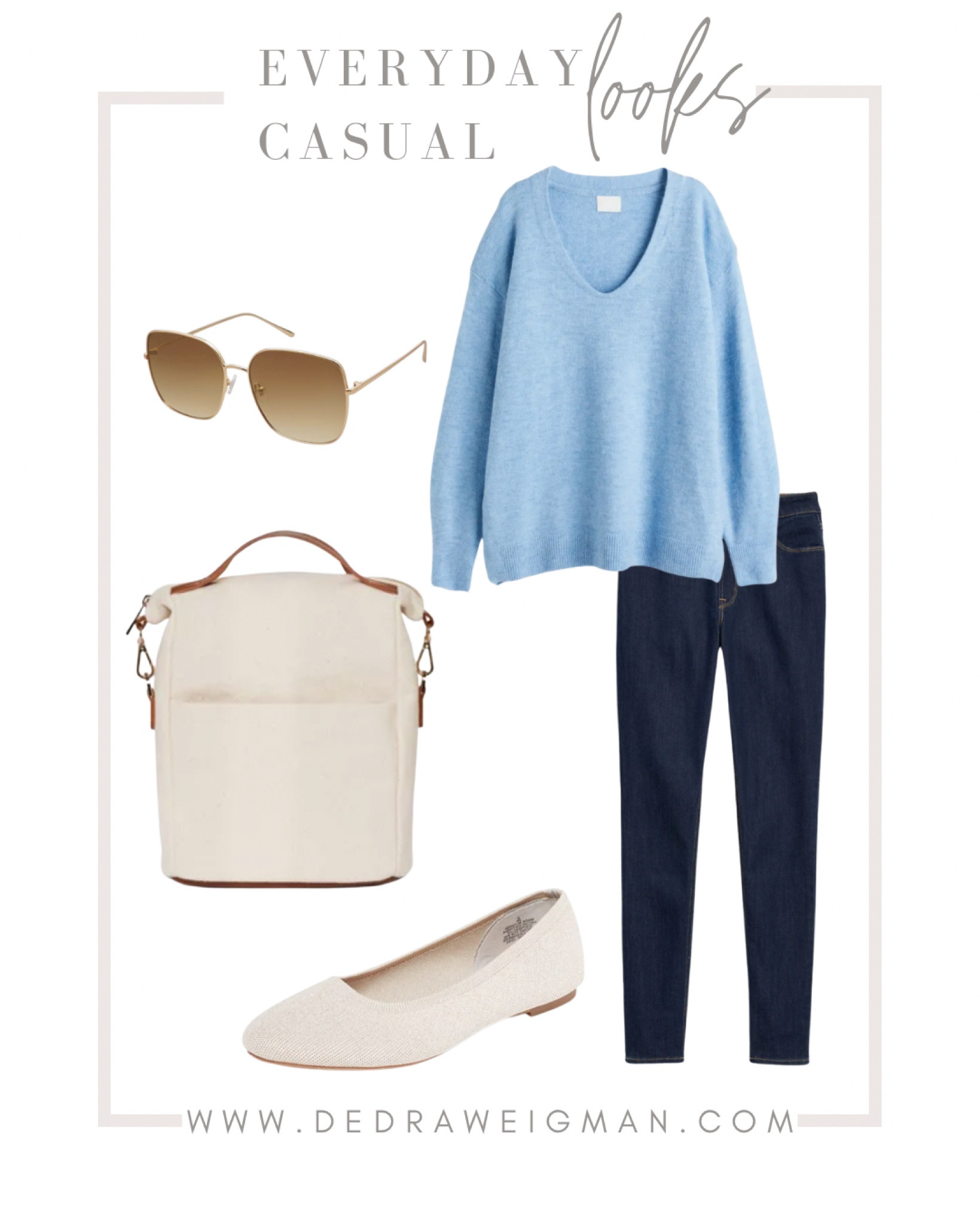 Everyday casual outfit. Perfect for working from home or running errands. 

#casualoutfit #jeans #sweater 

#LTKFind #LTKstyletip #LTKunder50
