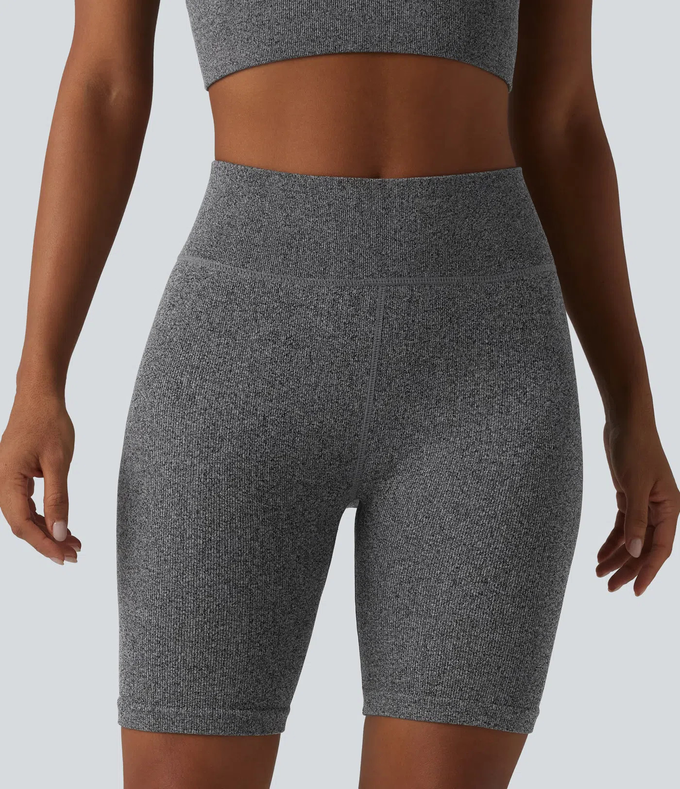 OneForm Seamless Flow High Waisted Casual Biker Shorts | HALARA