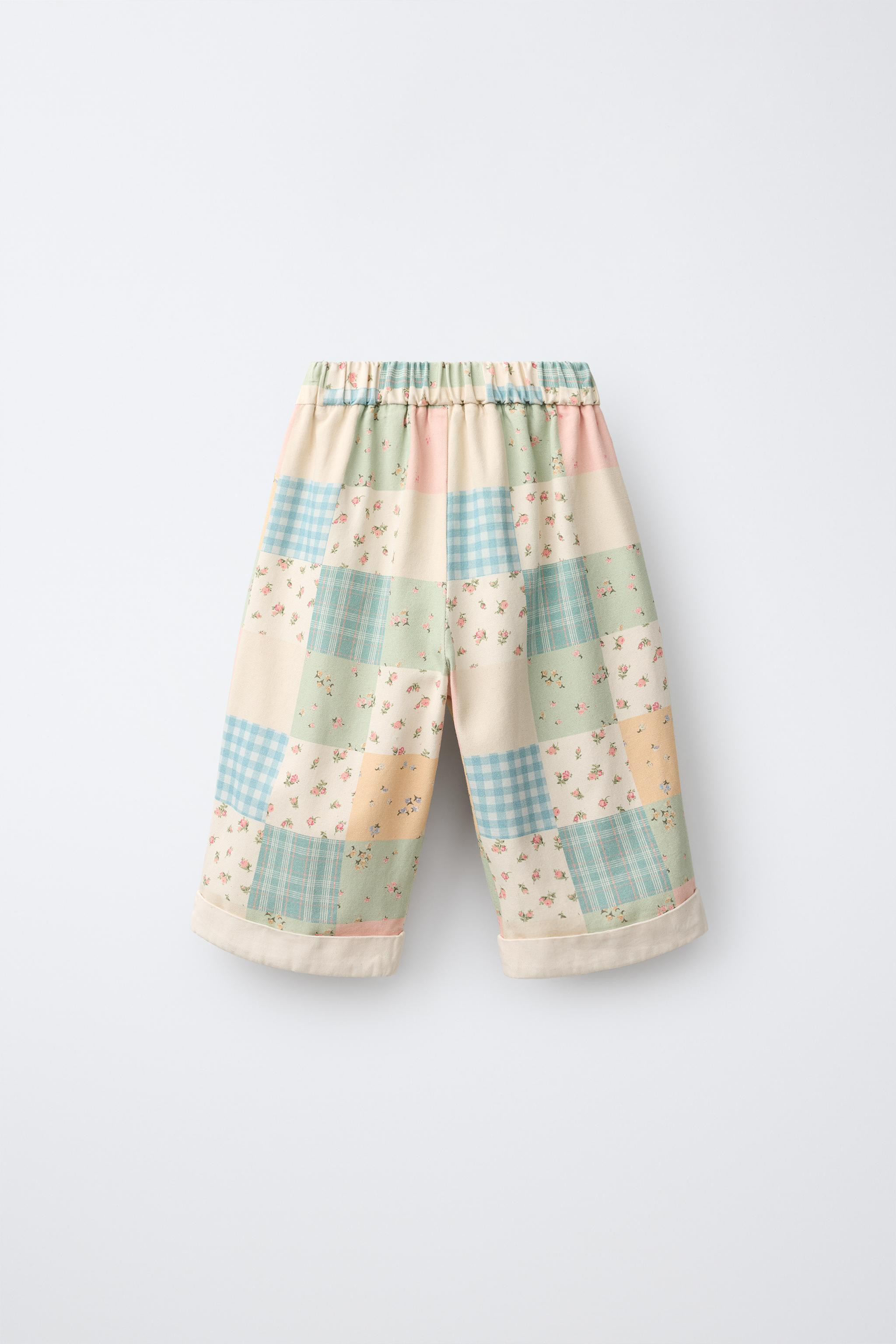 PATCHWORK BALLOON PANTS | Zara US
