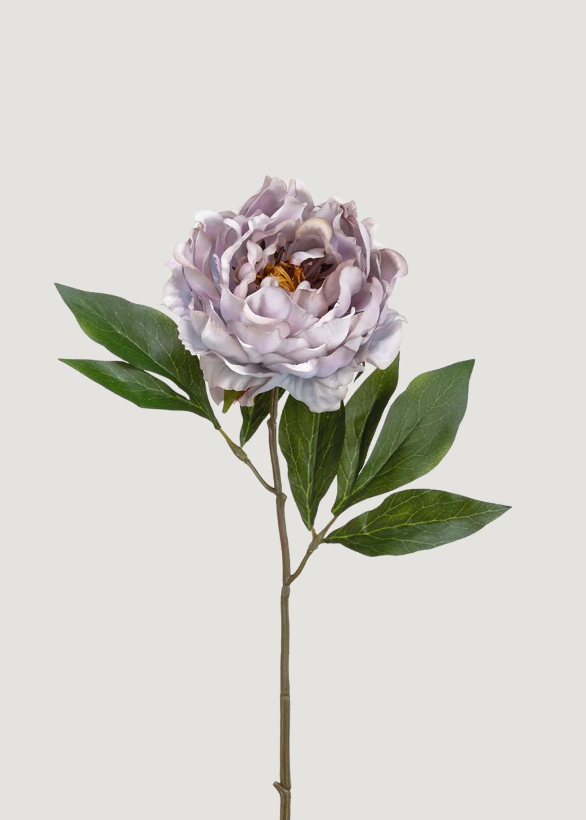 Dull Lavender Artificial Peony Flower - 18.5" | Afloral