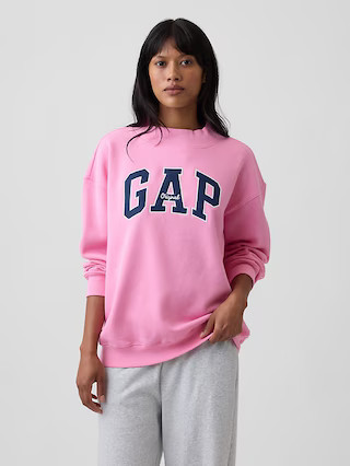 Oversized Gap Logo Mockneck Tunic Sweatshirt | Gap Factory