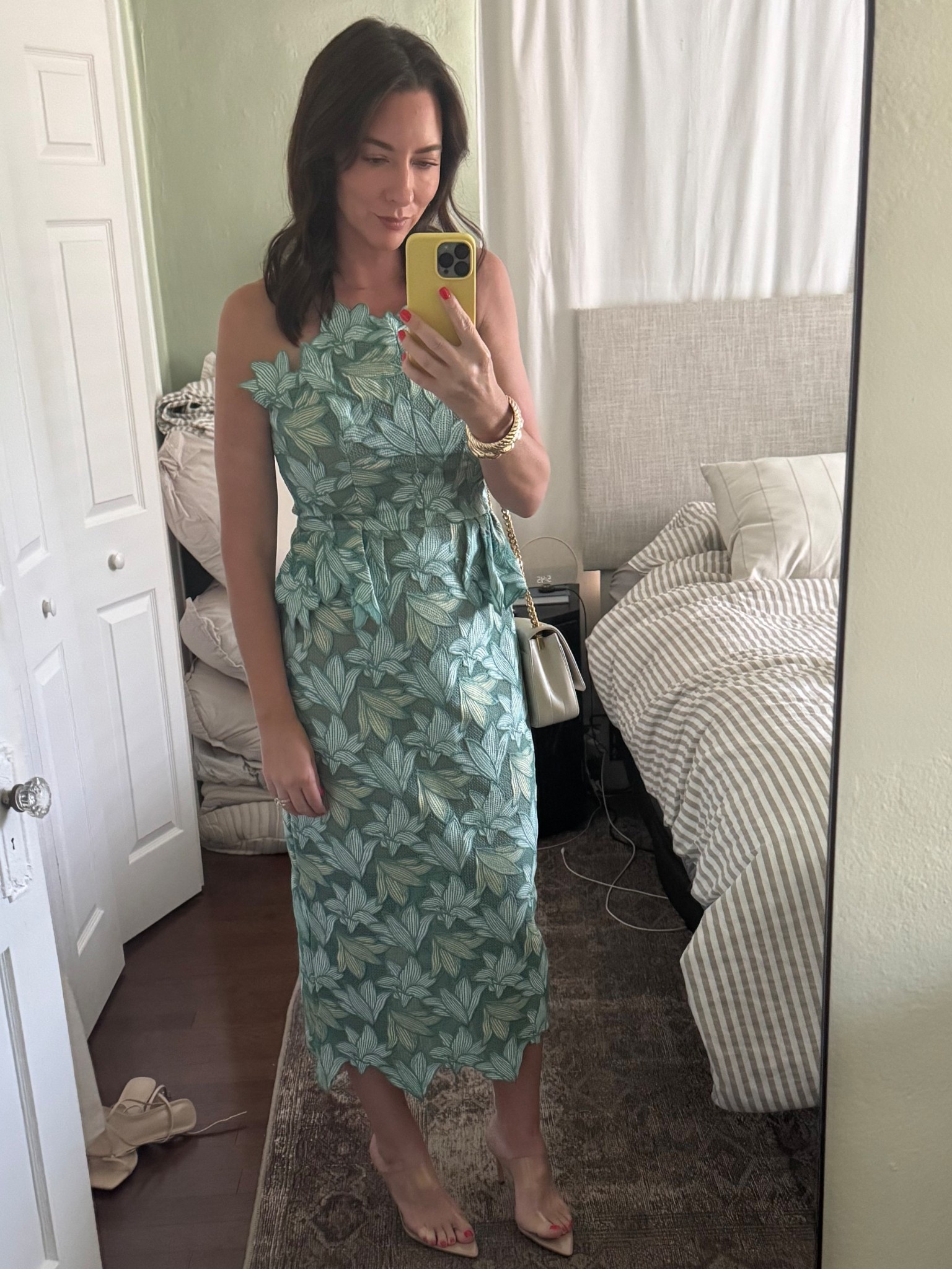 Garden party chic!!! This dress is stunning in person. The details are too good. 

#weddingguestdress #cocktaildress 

#LTKSummerEdit #LTKOver40 #LTKMidsize