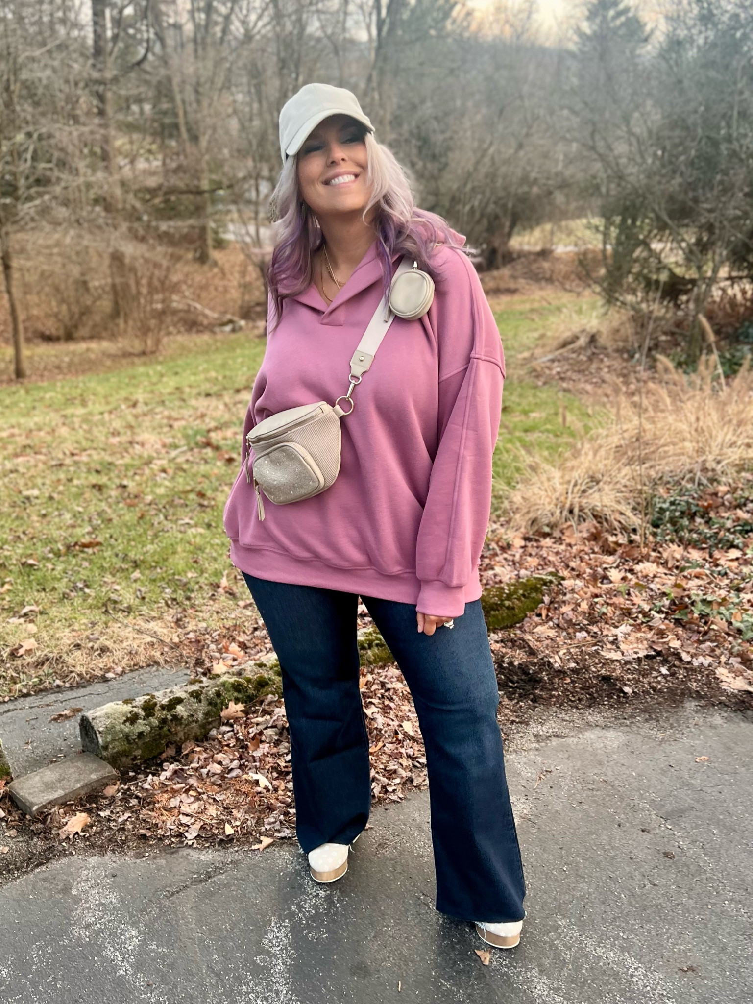✨SIZING•PRODUCT INFO✨
⏺Pink Oversized Hoodie - XL - runs oversized @amazonfashion
⏺Dark Denim Flare Jeans - 16 - runs small @walmartfashion
⏺White Baseball Hat C@walmartfashion
⏺Gold Watch @thewatchedit
⏺ Green Anorak Jacket with Hood - XL @walmartfashion
⏺White Fanny Pack ~ no longer available from @walmartfashion but linked similar options from @amazonfashion
⏺White Flower Clogs ~ no longer available from @walmartfashion but linked similar options from @amazonfashion

Winter outfit, errands outfit, elevated casual outfit, women's fashion, midsize queen #under10 #under20 #under30 #under40 #under50 #under60 #under75 #under100 #affordable #budget #inexpensive #size14 #size16 #size12 #medium #large #extralarge #xl #curvy #midsize #pear #pearshape #pearshaped budget fashion, affordable fashion, budget style, affordable style, curvy style, curvy fashion, midsize style, midsize fashion #amazon #amazonfashion amazon finds, amazon find, amazon style, amazon fashion, amazon clothing, amazon outfit, found it on amazon, amazon fashion finds, amazon summer, amazon spring, amazon fall, amazon winter, amazon outfit inspo, amazon outfit inspiration, amazon curves, amazon curvy, curvy amazon, midsize amazon, amazon midsize, amazon ootd, amazon shopping, new on amazon 

#LTKFindsUnder50 #LTKMidsize #LTKStyleTip