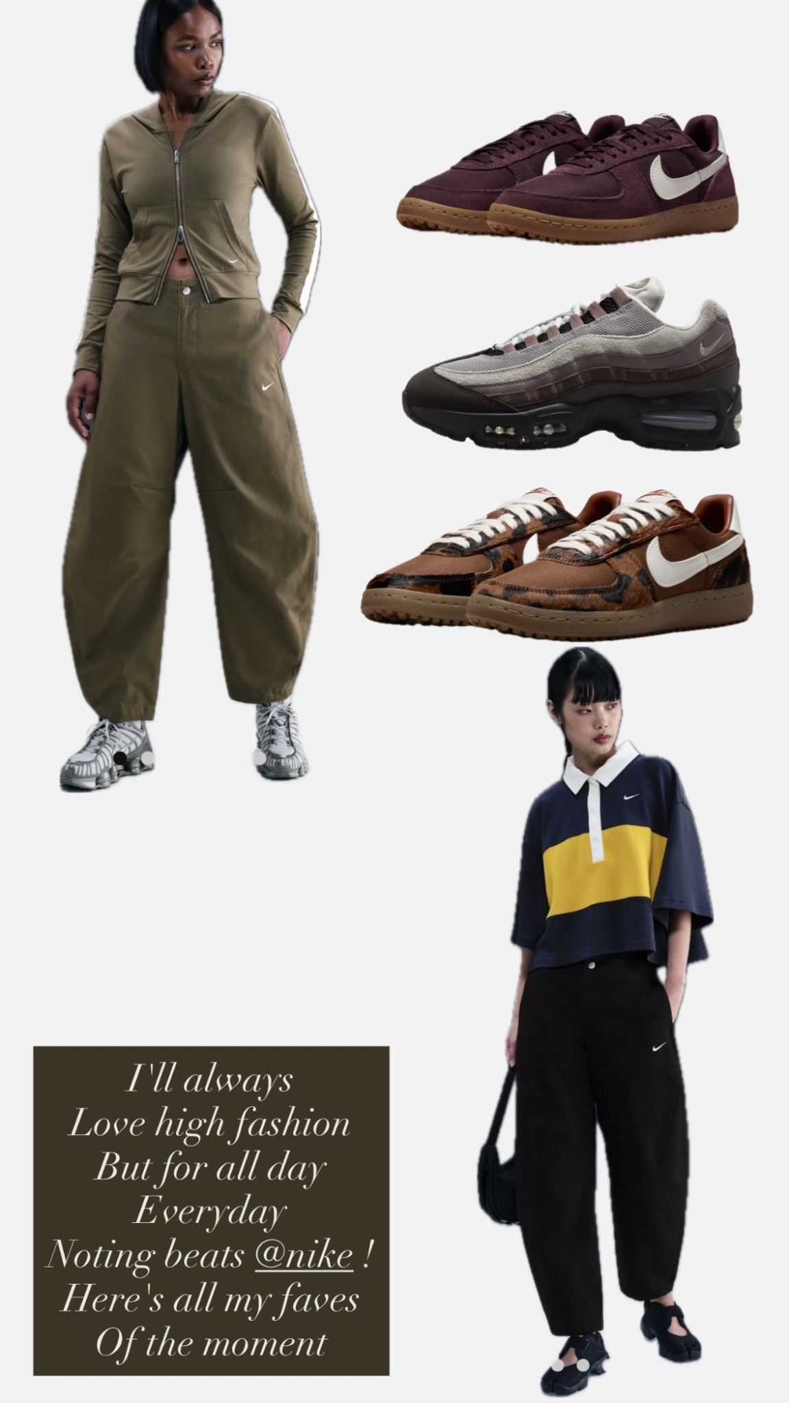 As a busy mom of two my favorite everyday go to looks are always Nike — daily edit cover from Found by Em