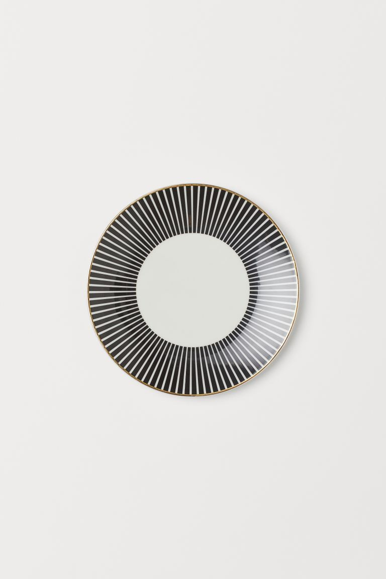Patterned porcelain saucer | H&M (UK, MY, IN, SG, PH, TW, HK)