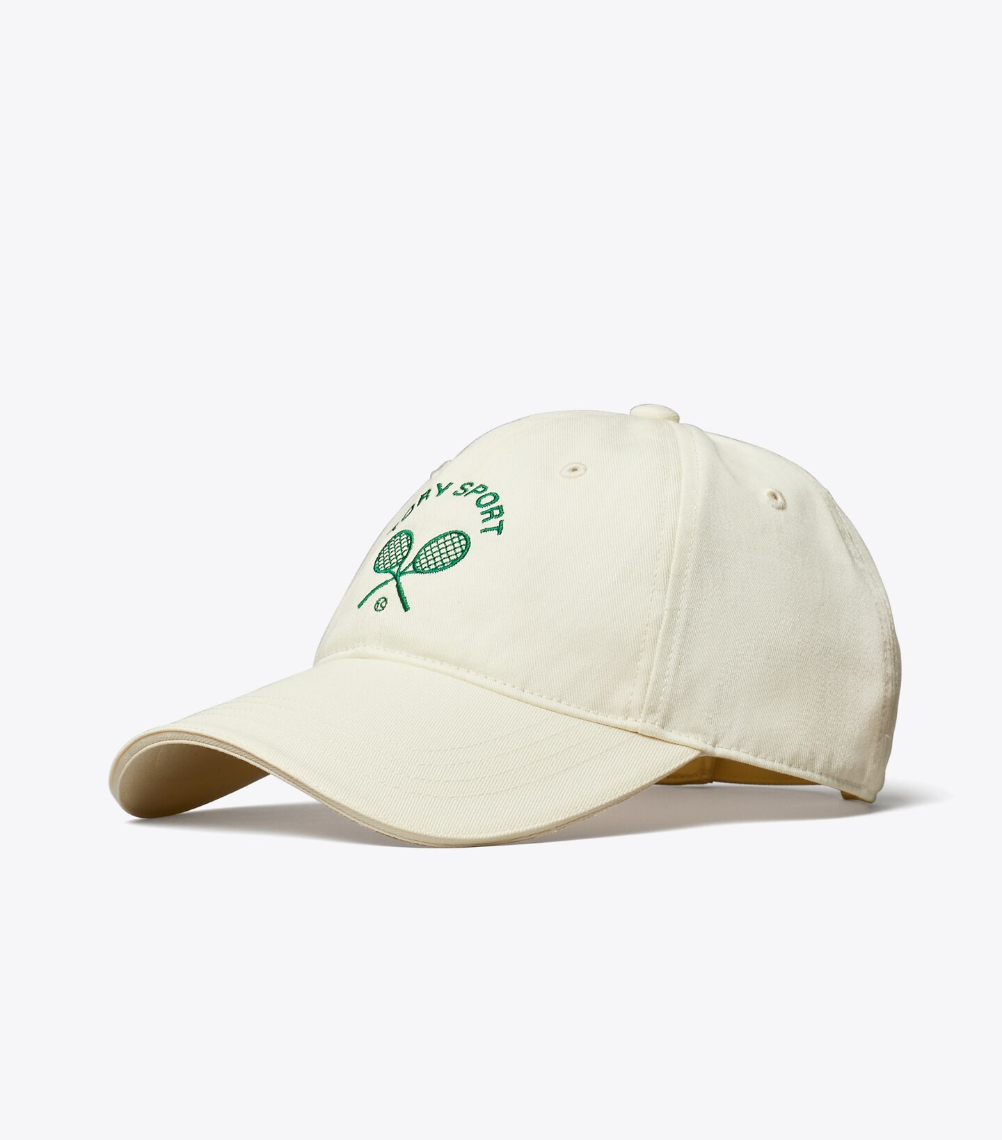 Embroidered Racquets Cap: Women's Accessories | Hats | Tory Burch UK | Tory Burch (US)