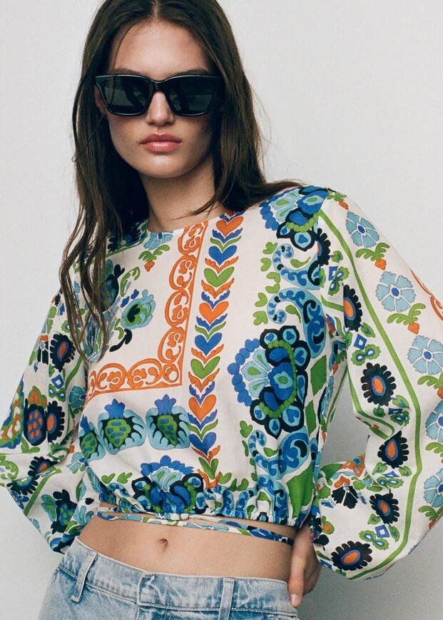 Acetate frame sunglasses | MANGO (US)