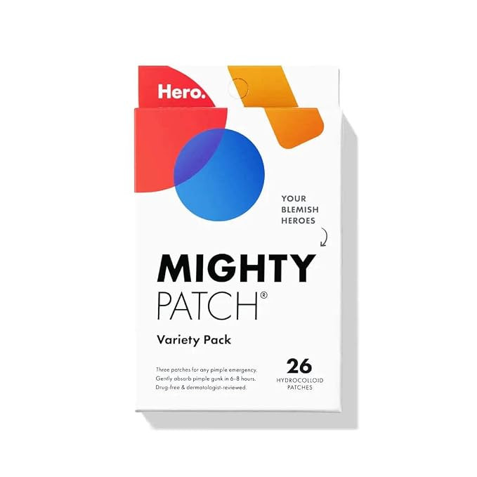 Mighty Patch™ Variety Pack from Hero Cosmetics - Hydrocolloid Acne Pimple Patches for Covering ... | Amazon (US)