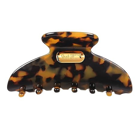Acetate Hair Clip for Women, SHE'S FREE STYLE JUST FOR YOU [2024 New] Premium Tortoise Shell Hair... | Amazon (US)