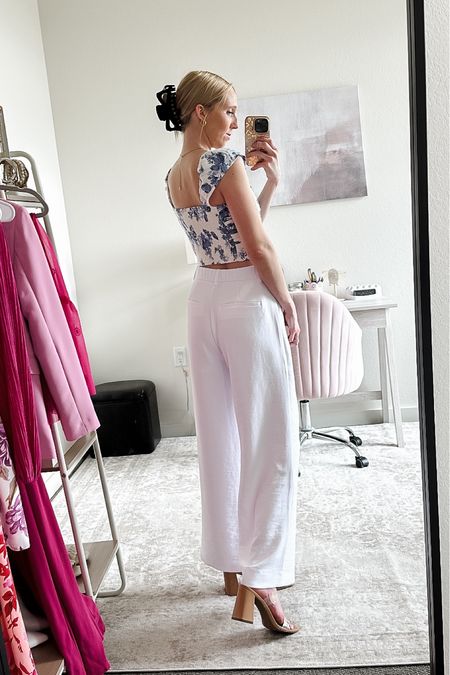 Abercrombie wedding collection new arrivals 💍🤍 

I ordered these white wide leg linen pants and blue and white crop top for our honeymoon! 🏝️ Size 24 regular in pants (I’m 5’6”) and an XS in the top. If you’re between sizes, size down in the wide leg pants.

I’ll share some more of my favorites from the A&F wedding collection below! They have white dresses for brides, bachelorette party dresses, wedding guest dresses and more! 

Bride outfit, bridal outfits, bachelorette party outfit bride, bride dresses, white dresses bride, Charleston outfit, bachelorette outfit bride, vacation outfit, white pants, white linen pants, wide leg pants white, Abercrombie trousers, wide leg trousers, honeymoon outfits

#LTKSeasonal #LTKsalealert #LTKstyletip