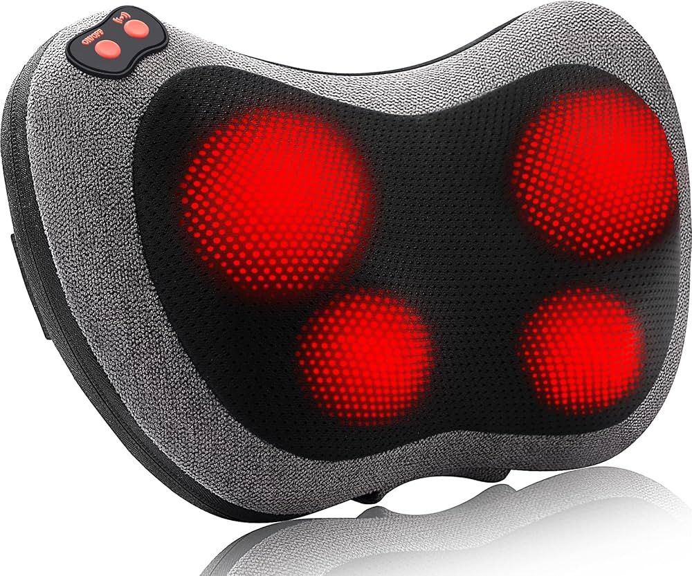 Papillon Shiatsu Back and Neck Massager with Heat, Deep Tissue Kneading,Electric Massage Pillow f... | Amazon (US)