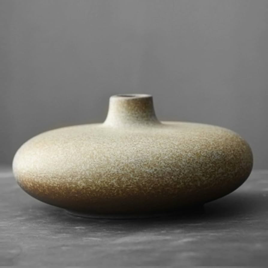 Japanese Style Ceramic Flower Vase Small Ikebana Flower Bud Vase Flower Arrangement Pottery Vases... | Amazon (US)