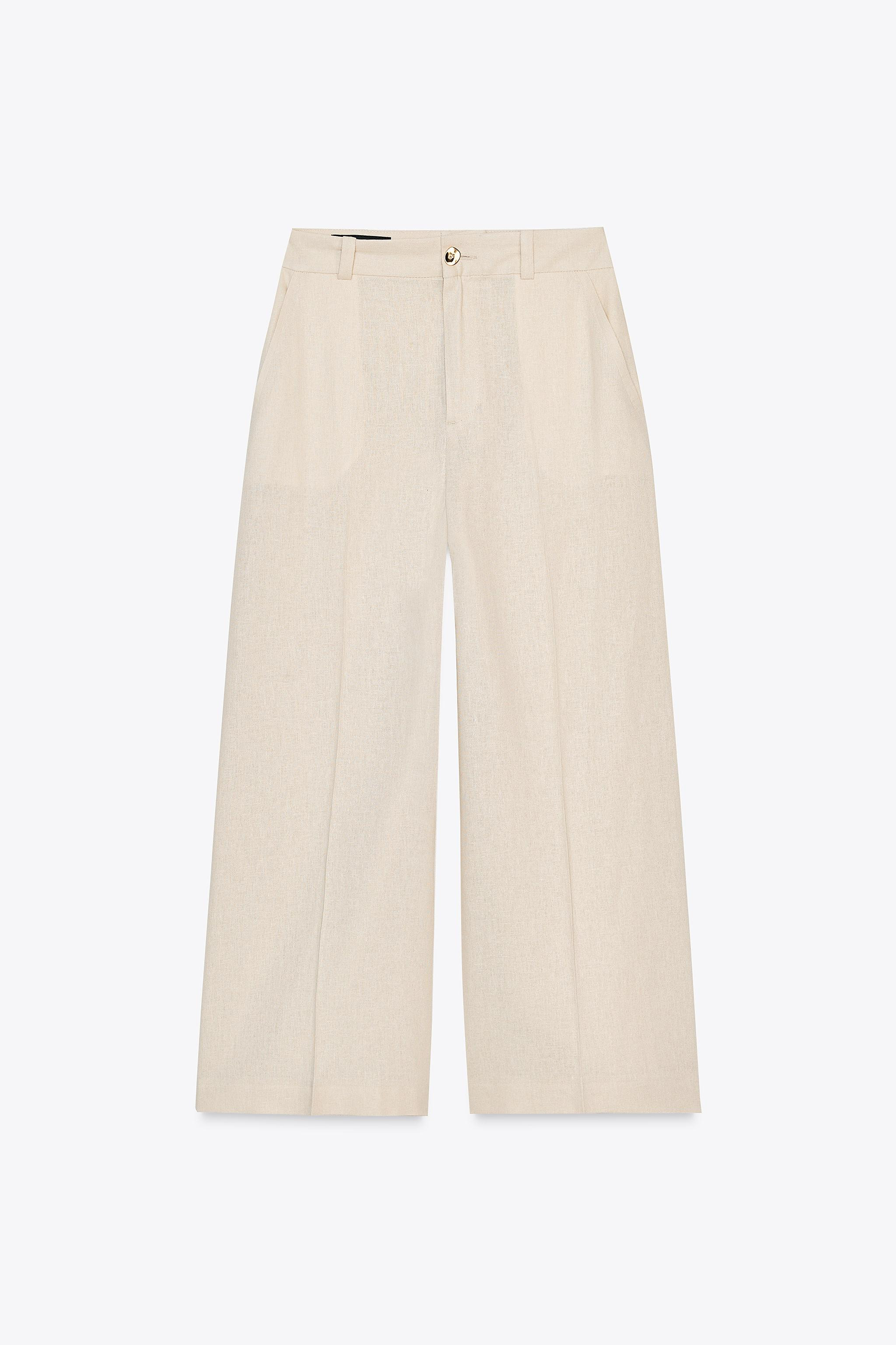 LINEN BLEND CULOTTES | Zara US
