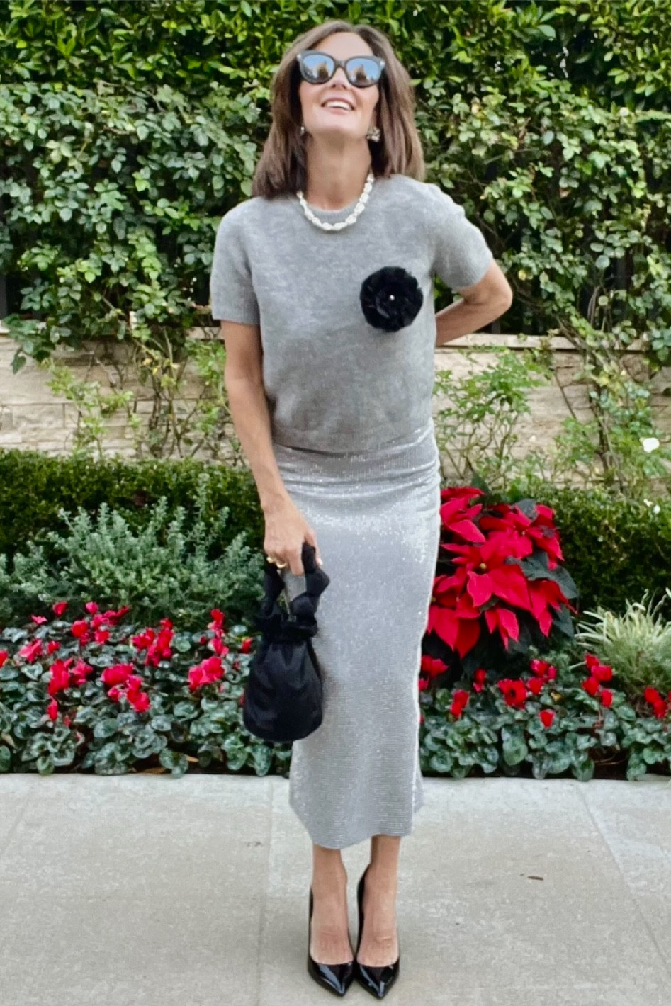 Hot Coco inspired…

Style Tip: This flower broach came styled with a white button down. I replaced the shirt and added the flower to the gray sweater. 

See my various price points for “Hot Coco"

#LTKstyletip #LTKover40 #LTKHoliday