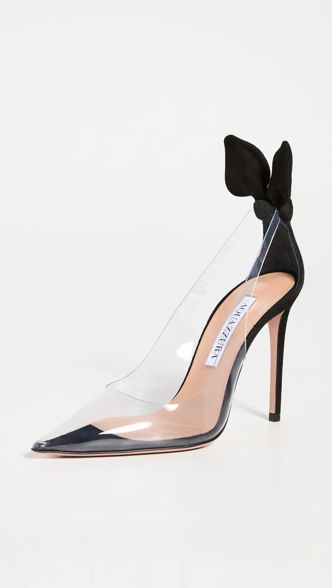 Aquazzura Bow Tie Plexi Pumps 105 | Shopbop | Shopbop
