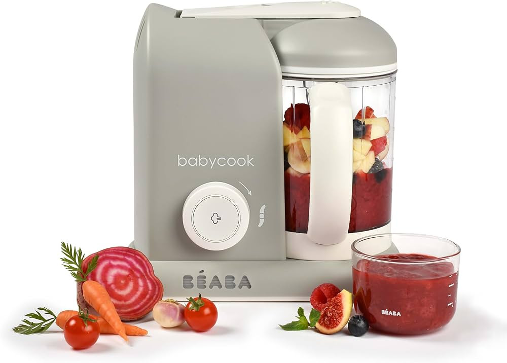 BEABA Babycook Solo 4 in 1 Baby Food Maker, Processor, Steam Cook and Blender, Large Capacity 4.5... | Amazon (US)