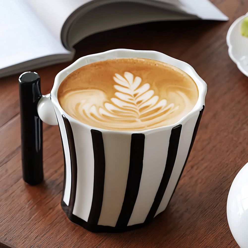 Amazon.com: ODIINCY Coffee Mug, Handmade Aesthetic Coffee Mugs Cool Gifts for Coffee Lovers, Coff... | Amazon (US)