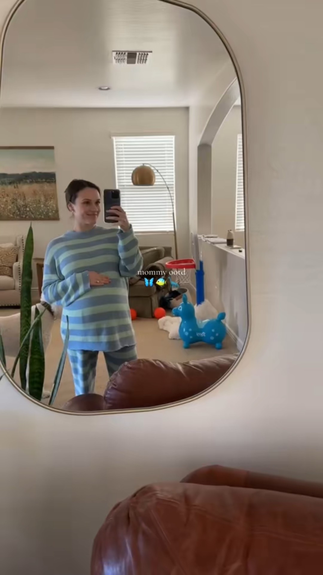 It gives Sully from Monsters Inc….. good thing I love Monsters Inc!!! 🍵🩵🤭

#LTKBaby #LTKBump