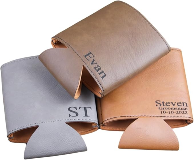 Engraved Can Coolers, Bachelor Party Gifts, Groomsmen Gifts, Groomsmen Proposals, Beer holder, Be... | Amazon (US)