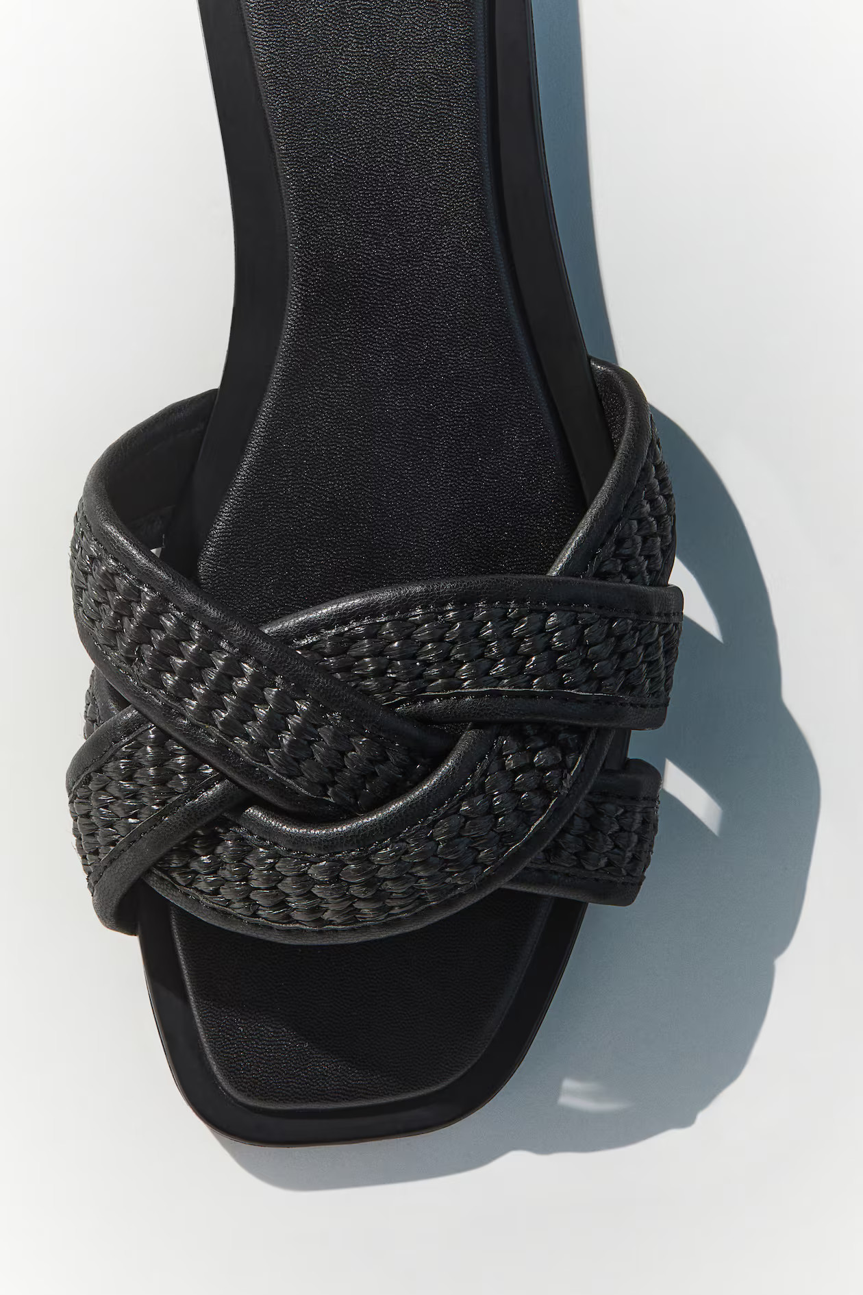 Braided Sandals - Black - Ladies | H&M US | H&M (US + CA)