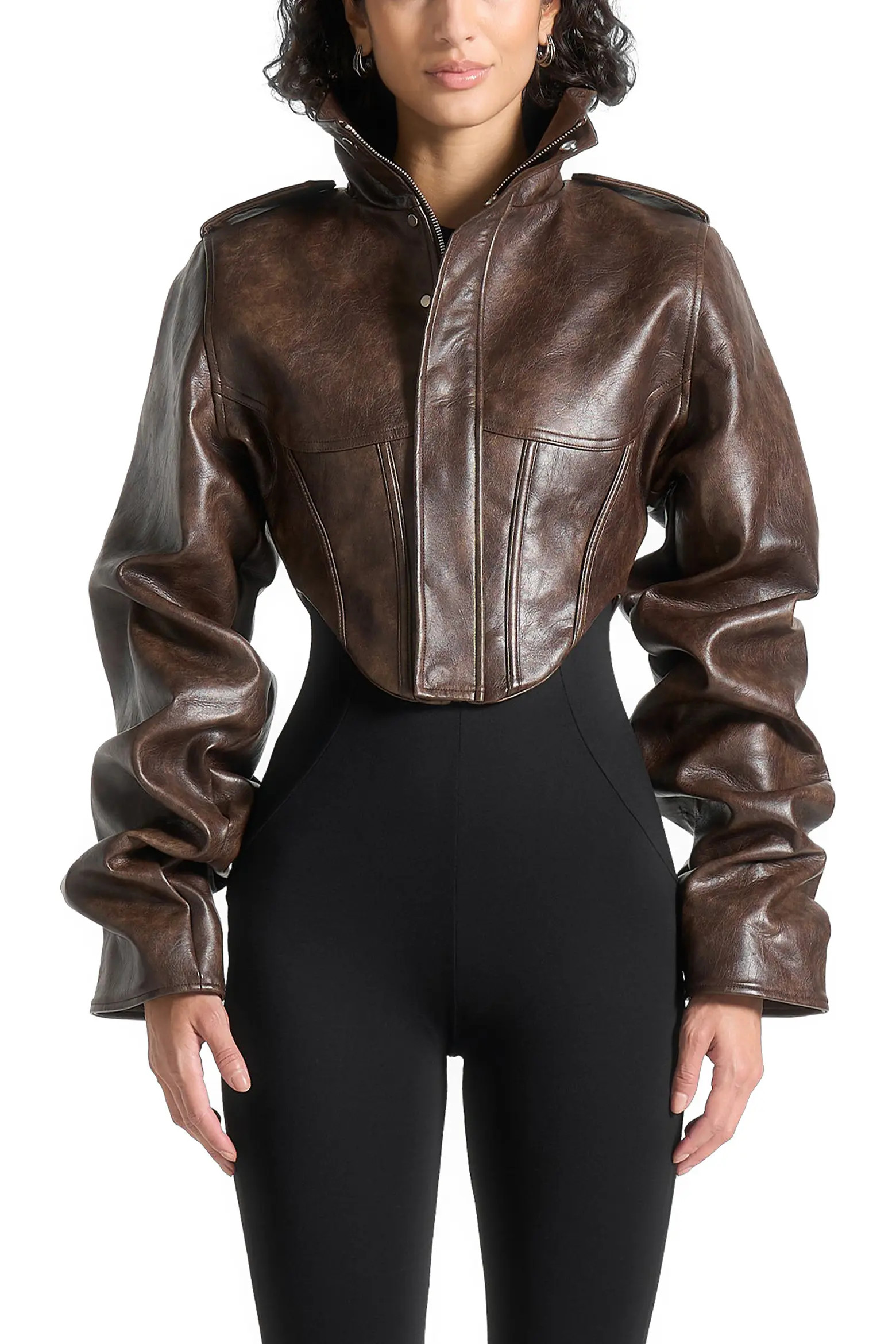 Mani\u00e8re De Voir Solange Tacked Sleeve Corset Jacket (Women) | Nordstrom | Nordstrom
