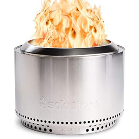 Solo Stove 27" Yukon Fire Pit Stainless Steel Smokeless Outdoor Fire Pit Great for S'Mores and Hot D | Amazon (US)