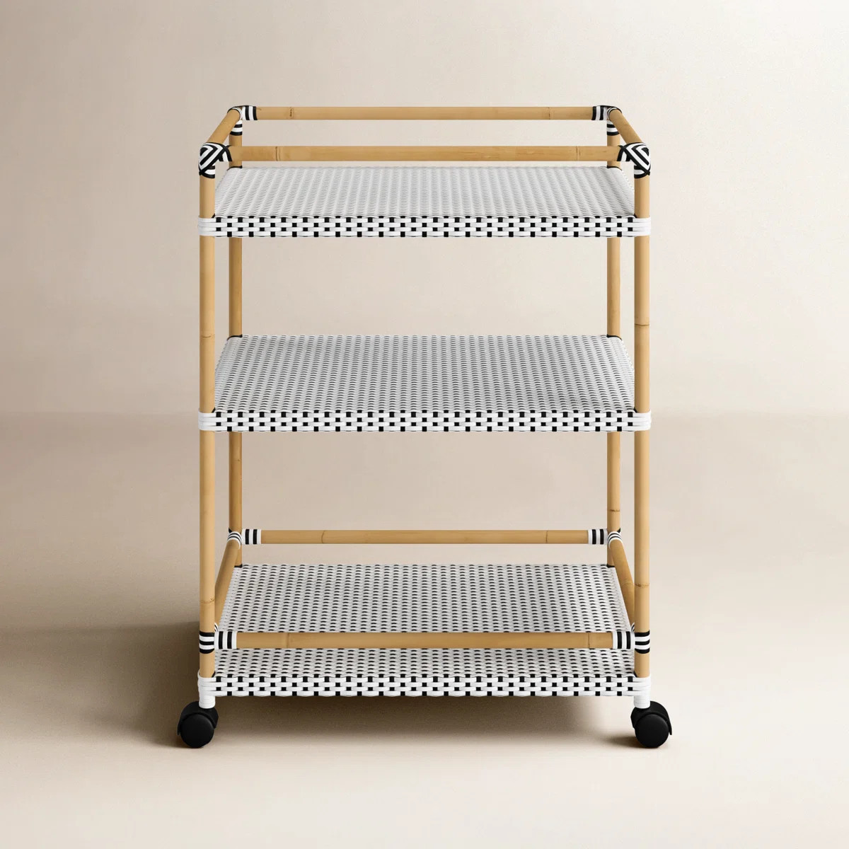 Ellie Bar Cart with Metal Outer Material | Wayfair North America