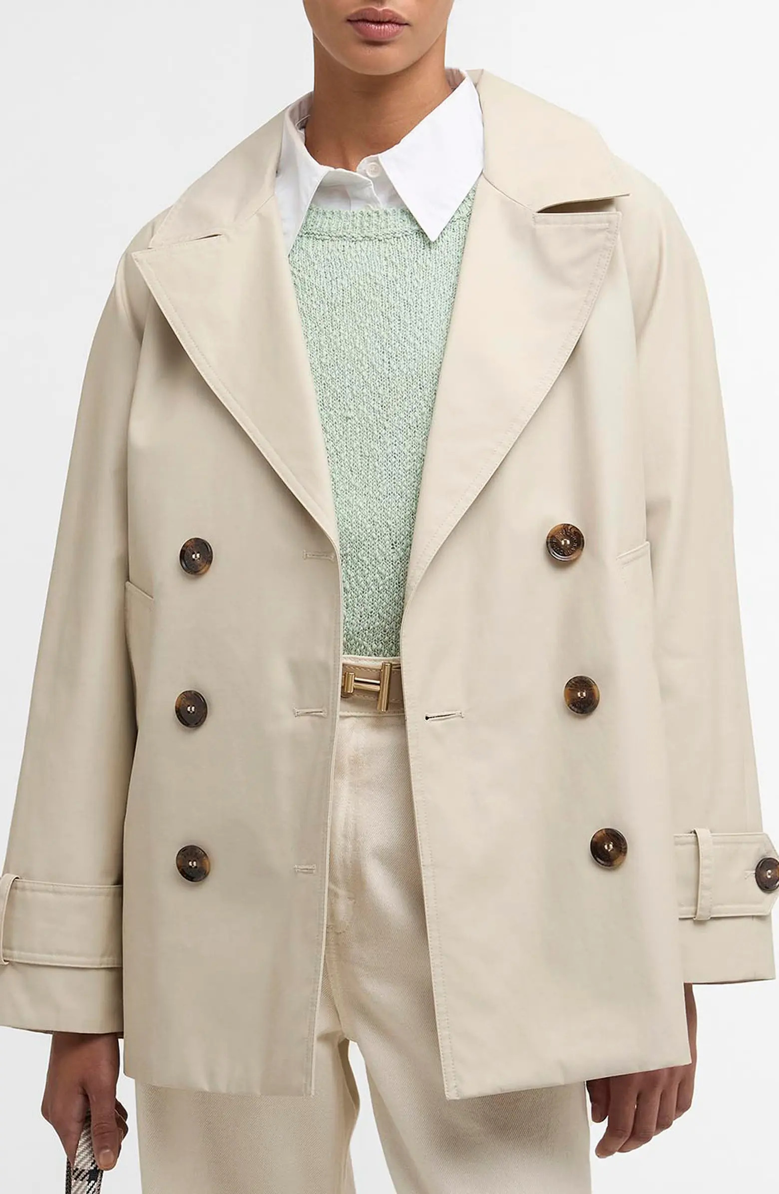 Maisy Showerproof Double Breasted Jacket | Nordstrom