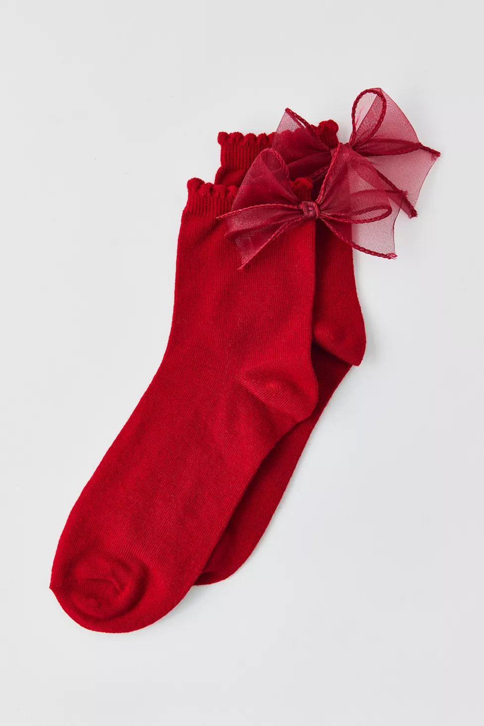 Oversized Bow Crew Sock | Urban Outfitters (US and RoW)