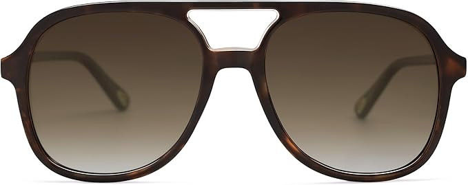 SOJOS Retro Polarized Aviator Sunglasses for Women Men Classic 70s Vintage Trendy Square Aviators... | Amazon (US)