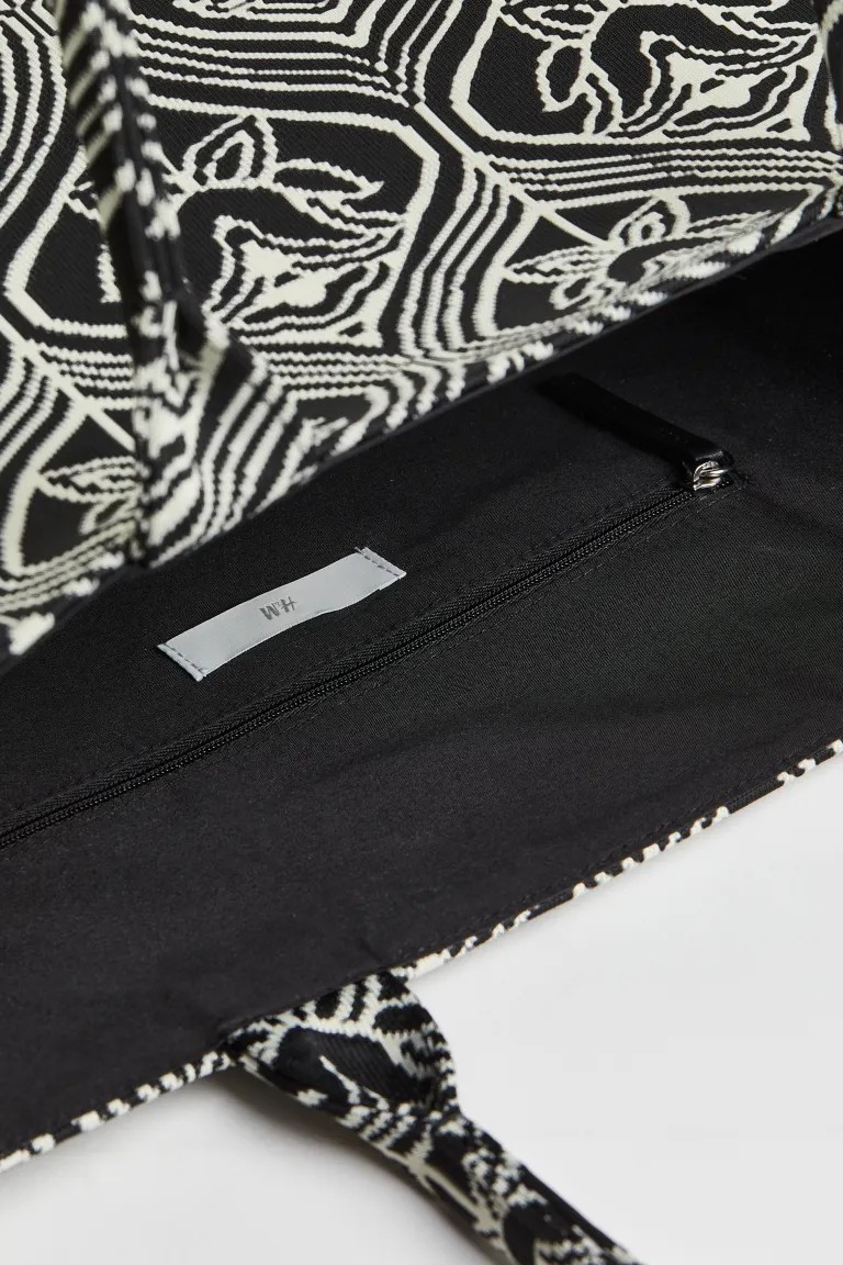 Jacquard-weave Handbag | H&M (US + CA)