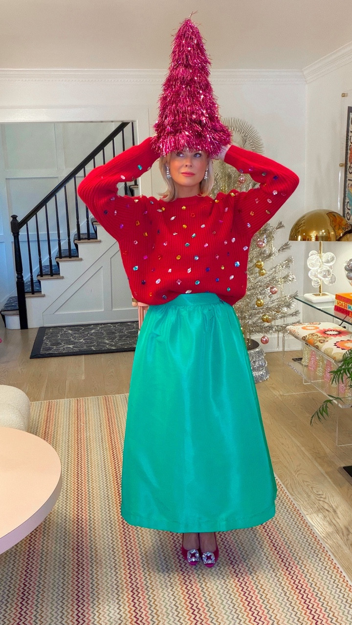 A holiday rhinestone moment 💫 #teggyfrenchholiday