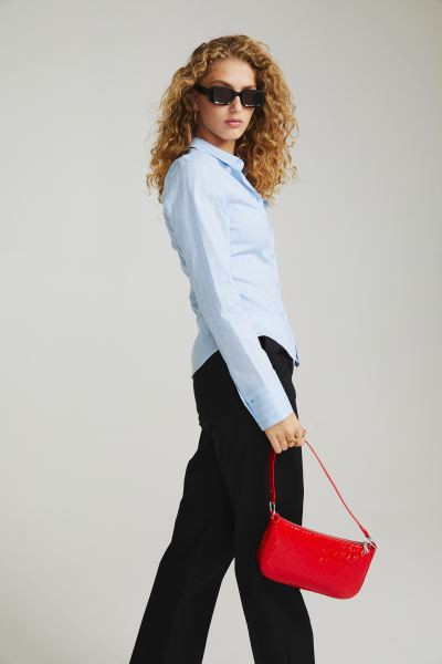 Cotton Poplin Shirt | H&M (US + CA)