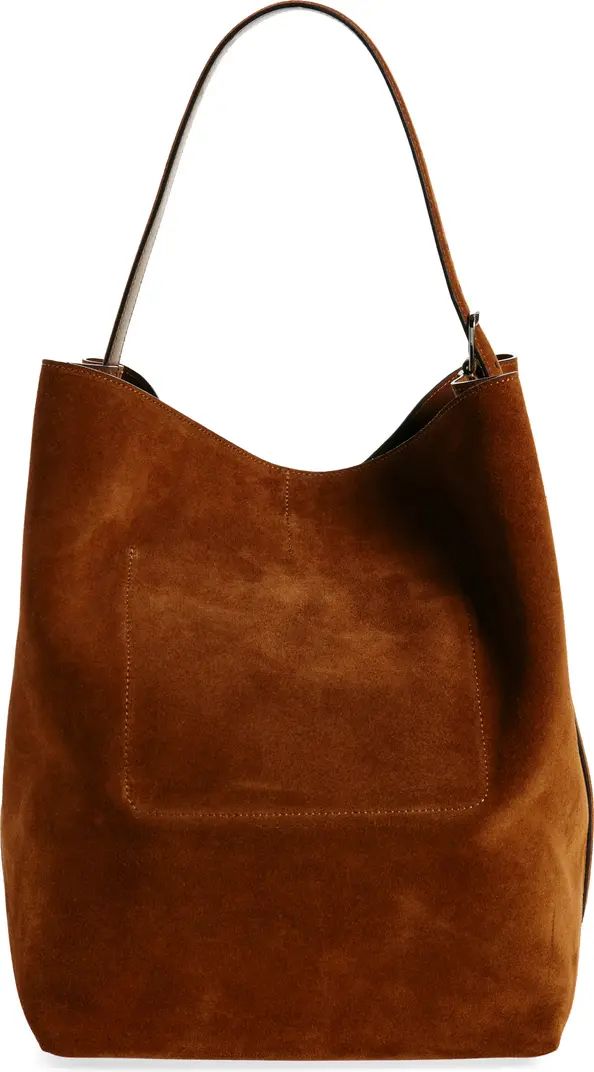 TOTEME Belt Strap Suede Tote | Nordstrom | Nordstrom