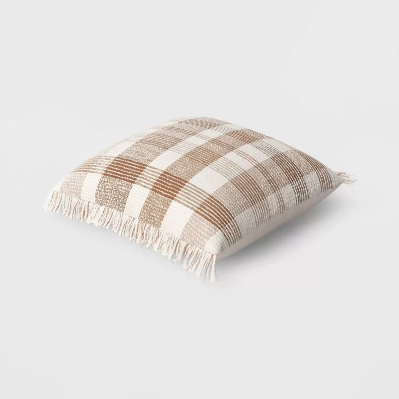 Plaid Square Throw Pillow - Threshold™ | Target