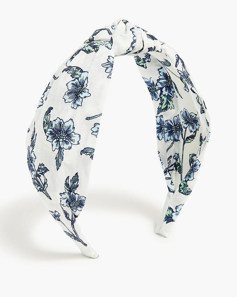 Printed knot headband | J.Crew Factory