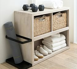 Cayman Home Gym Storage Console Table (45") | Pottery Barn (US)