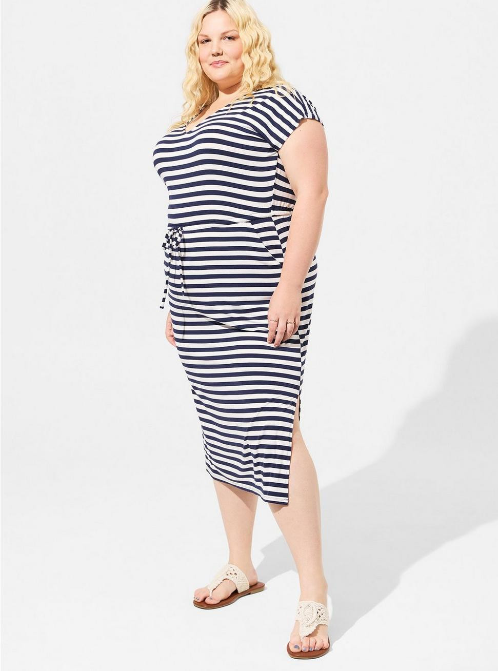 Midi Super Soft Dolman Sleeve Dress | Torrid (US & Canada)