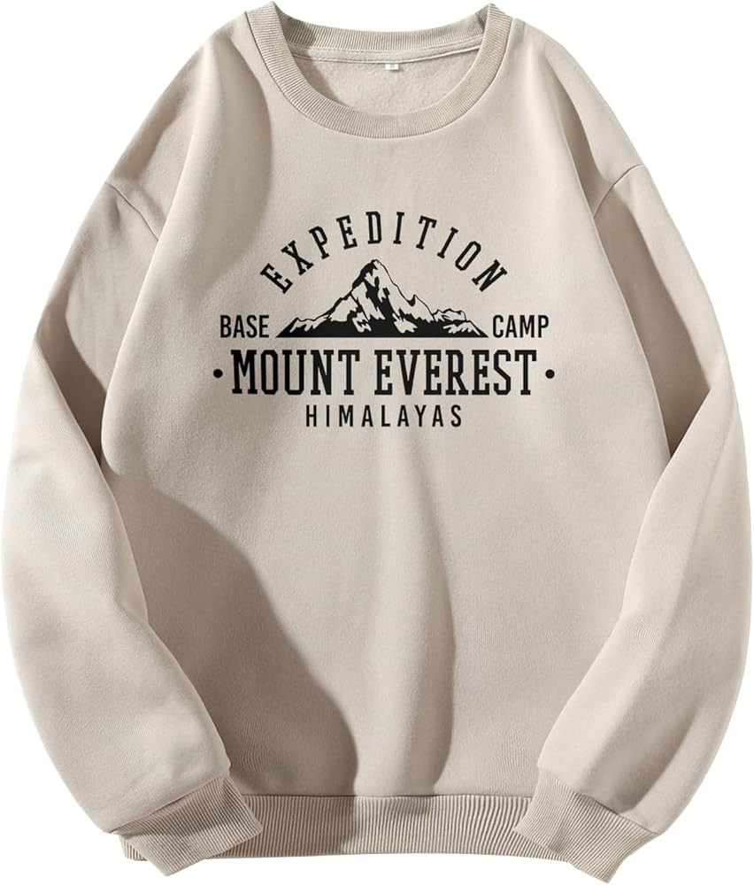 SOLY HUX Women's Letter Graphic Print Pullover Casual Tops Sweaters Crewneck Long Sleeve Sweatshi... | Amazon (US)