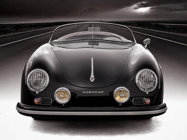 Black Porsche Speedster Poster | Fine Art America