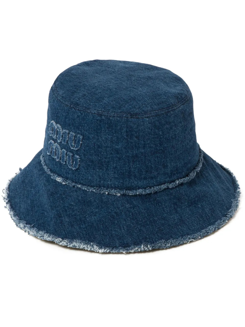 Miu Miu Denim Bucket Hat | Blue | FARFETCH | Farfetch Global