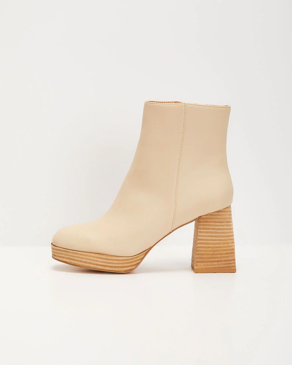 City Strut Platform Faux Leather Booties | VICI Collection