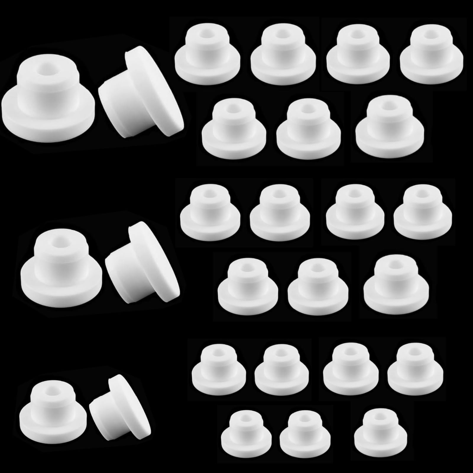 21 PCS Bathtub Jet Covers - 3 Sizes Silicone Hole Plugs for 16mm, 20mm, 24mm Bathtub Hole & Tubs ... | Amazon (US)